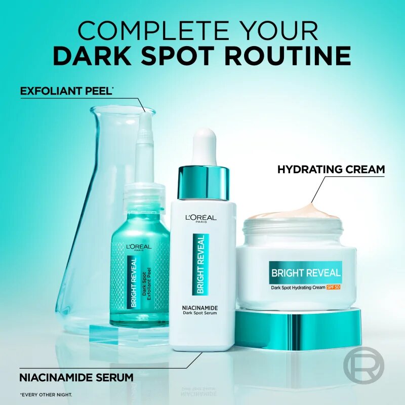 L’Oréal Paris Bright Reveal hidratáló krém a pigment foltok ellen SPF 50 50 ml