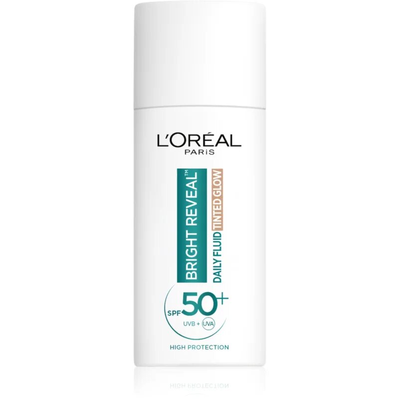 L’Oréal Paris Bright Reveal világosító tonizáló fluid a sötét foltok ellen SPF 50+ Light 50 ml