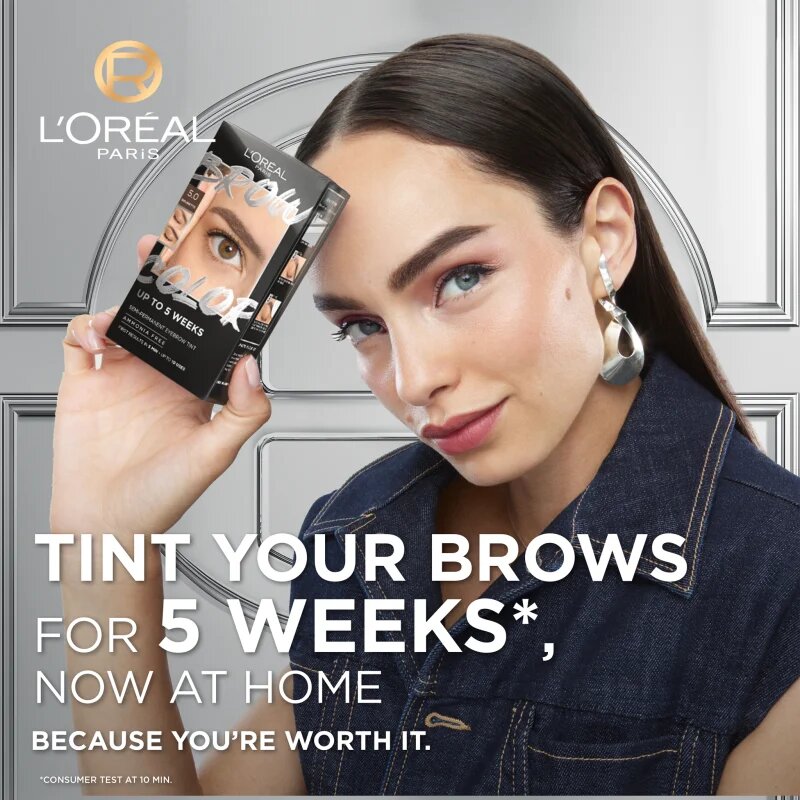 L’Oréal Paris Brow Color szemöldökfesték árnyalat 1.0 Black 1 db
