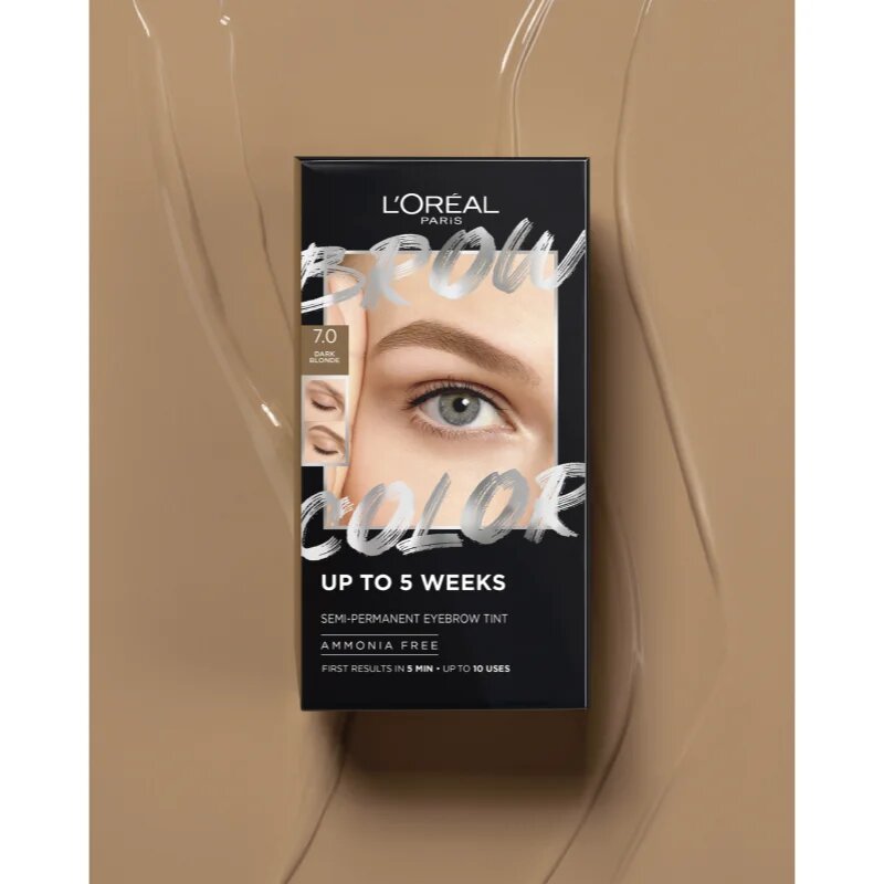 L’Oréal Paris Brow Color szemöldökfesték árnyalat 7.0 Dark Blond 1 db