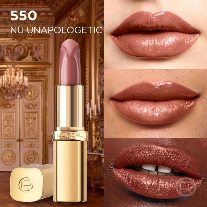 L’Oréal Paris Color Riche selyem rúzs hidratáló hatással árnyalat 550 NU UNAPOLOGETIC 4.7 g