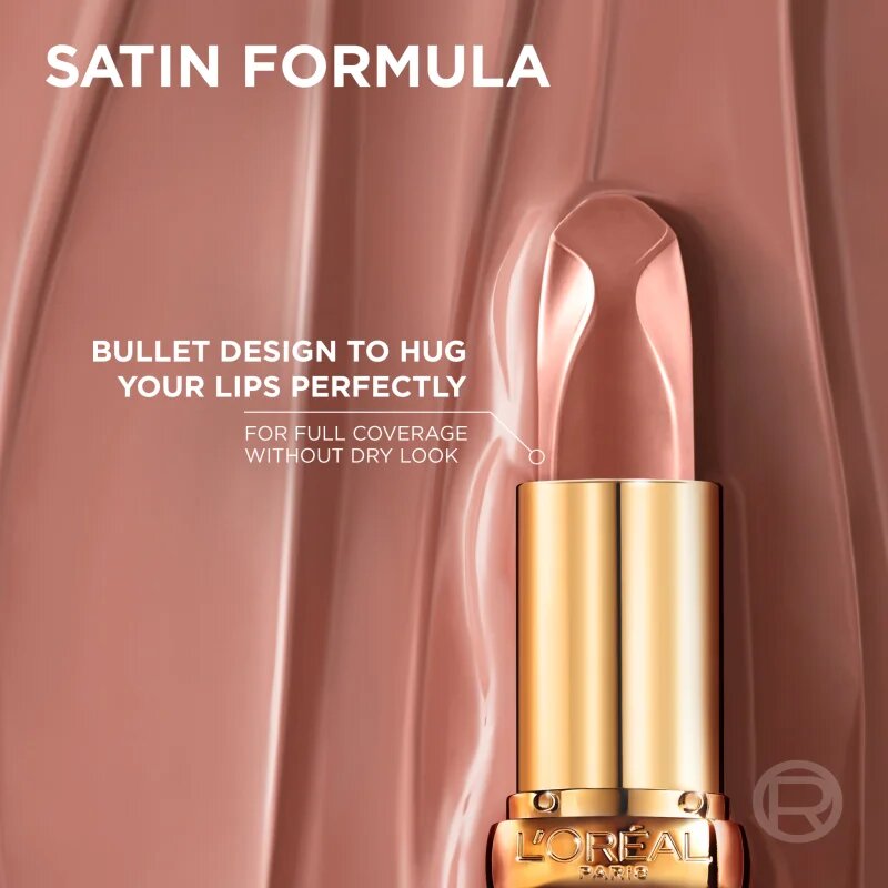 L’Oréal Paris Color Riche selyem rúzs hidratáló hatással árnyalat 550 NU UNAPOLOGETIC 4.7 g