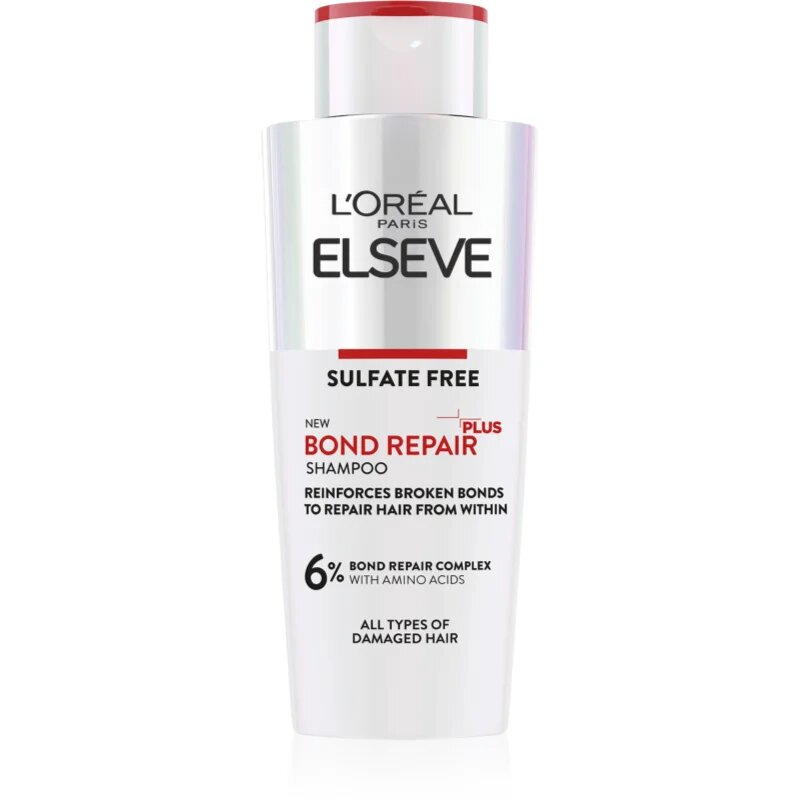 L’Oréal Paris Elseve Bond Repair regeneráló sampon a károsult hajra 200 ml