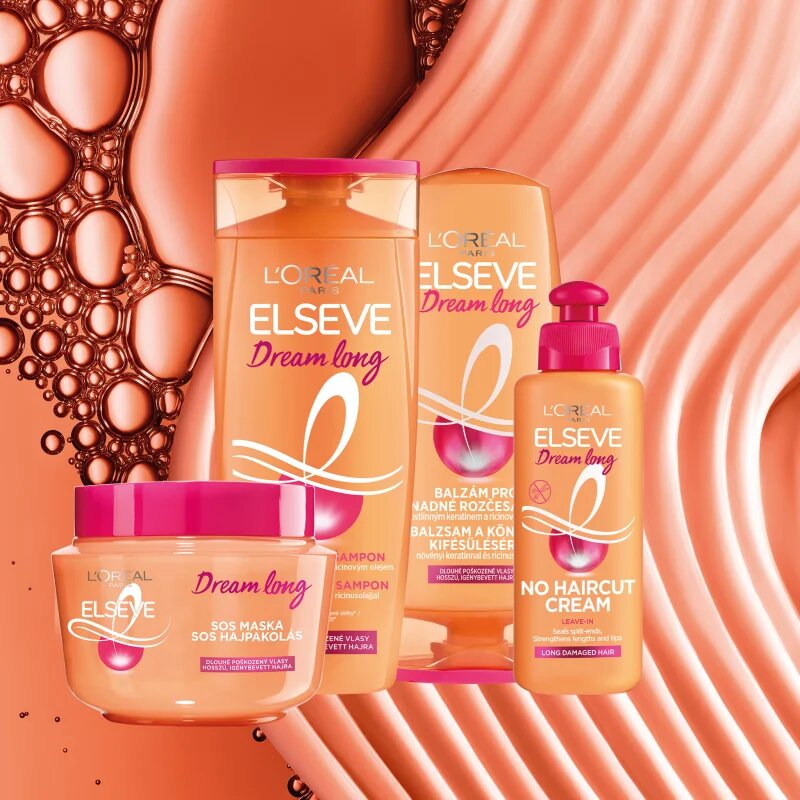 L’Oréal Paris Elseve Dream Long hajbalzsam a könnyű kifésülésért 300 ml