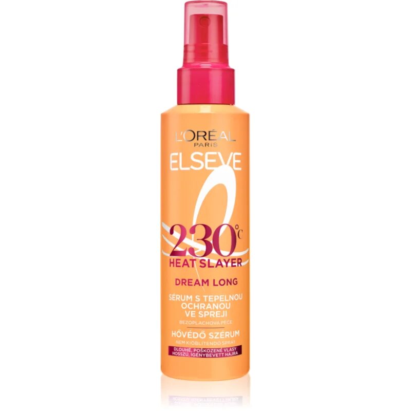 L’Oréal Paris Elseve Dream Long leöblítést nem igénylő szérum a hajformázáshoz melyhez magas hőfokot használunk 150 ml