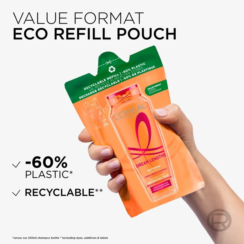 L’Oréal Paris Elseve Dream Long megújító sampon Refill 250 ml