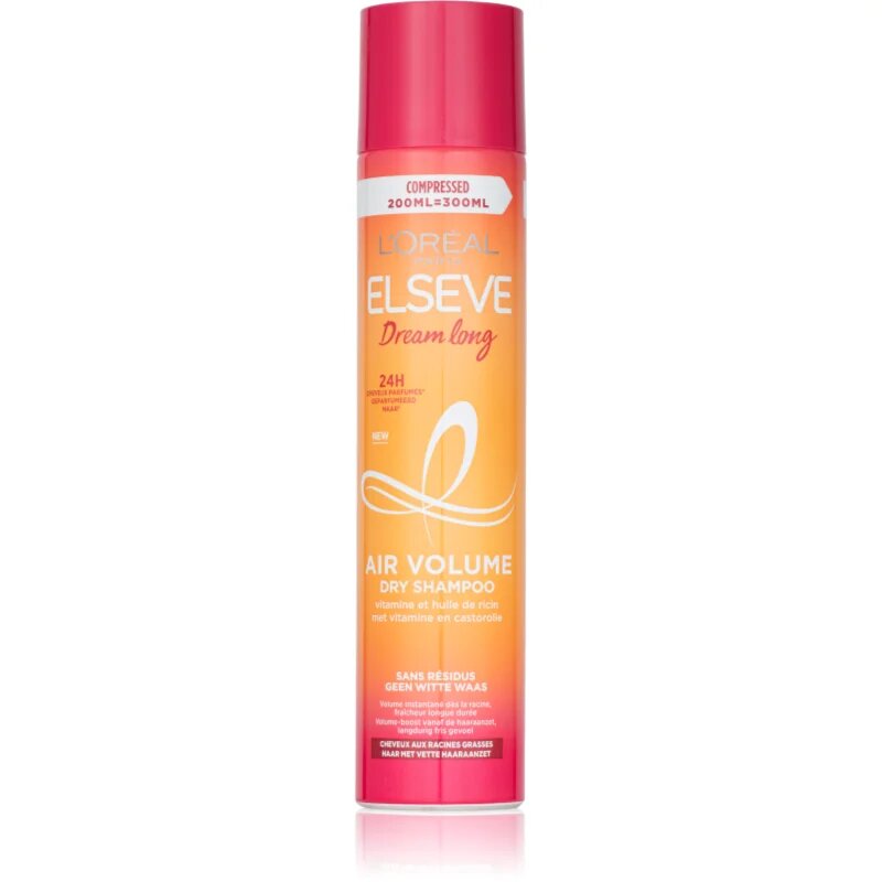 L’Oréal Paris Elseve Dream Long szárazsampon ami nem hagy fehér nyomokat 200 ml