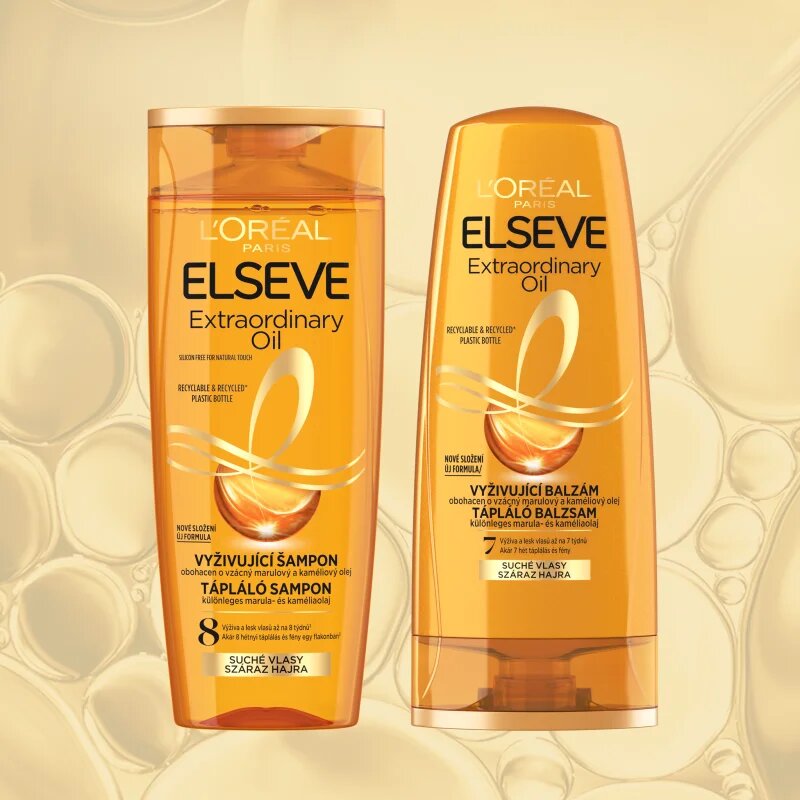 L’Oréal Paris Elseve Extraordinary Oil balzsam száraz hajra 200 ml