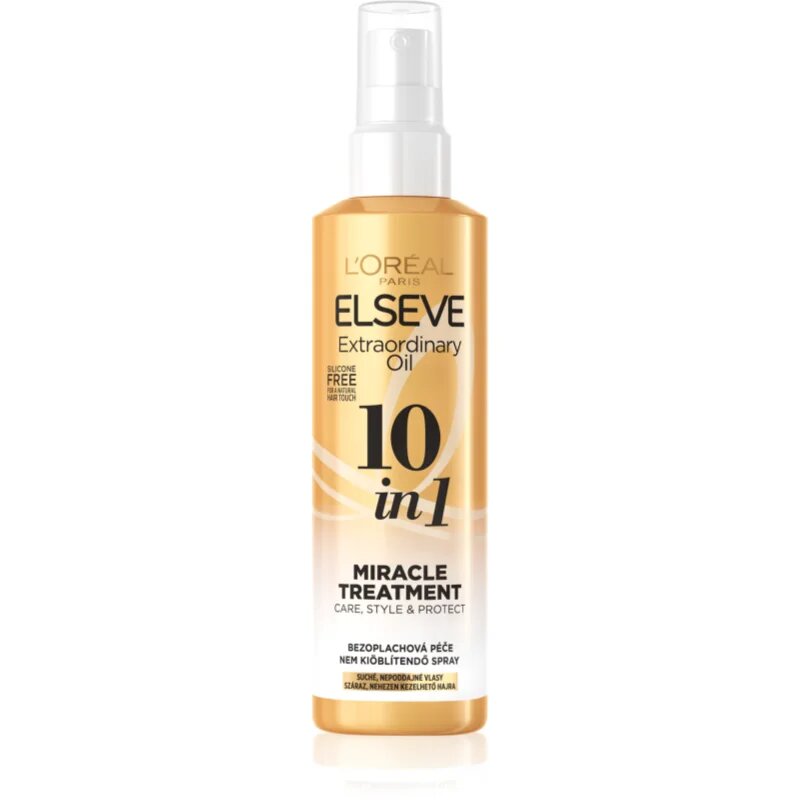 L’Oréal Paris Elseve Extraordinary Oil leöblítést nem igénylő ápolás száraz és rakoncátlan hajra 150 ml