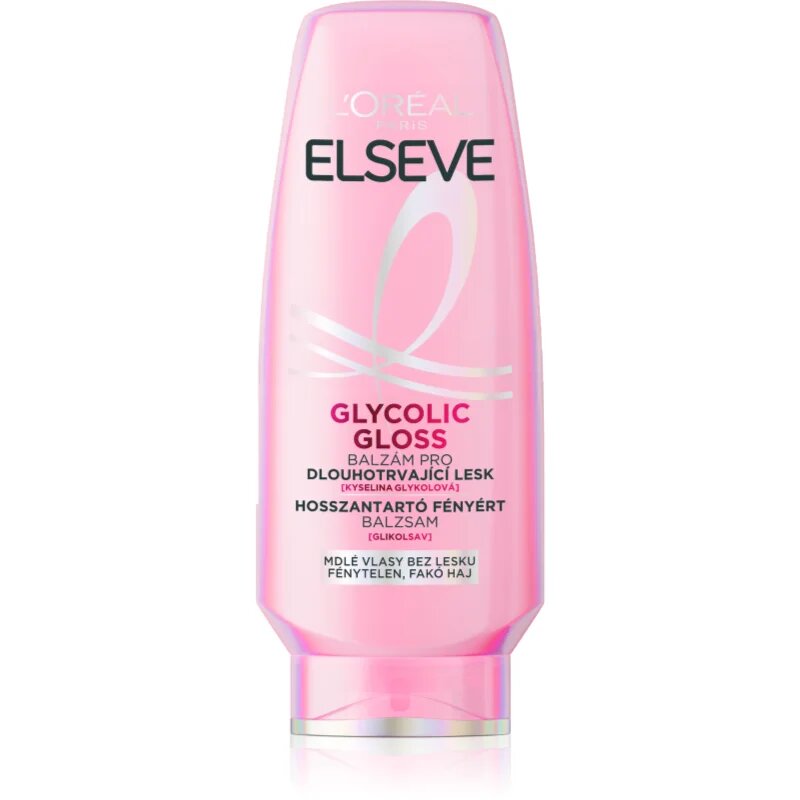 L’Oréal Paris Elseve Glycolic Gloss hajbalzsam a magas fényért 200 ml