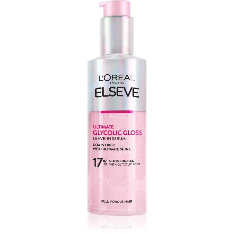 L’Oréal Paris Elseve Glycolic Gloss leöblítést nem igénylő szérum az erős és fénylő hajért 150 ml