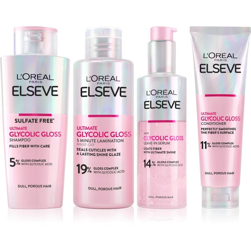 L’Oréal Paris Elseve Glycolic Gloss szett hajra