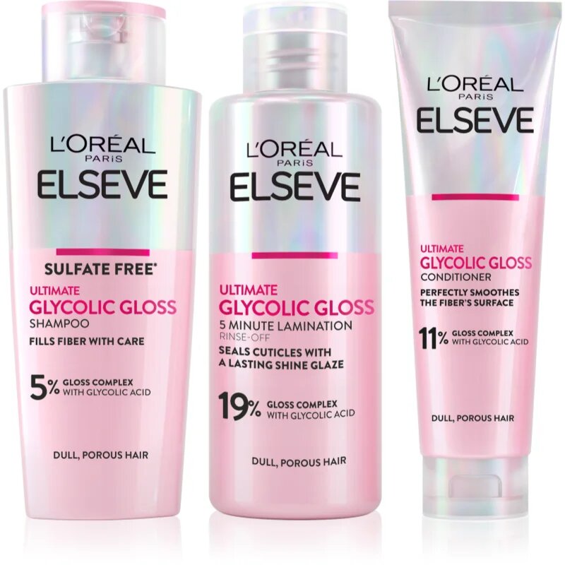 L’Oréal Paris Elseve Glycolic Gloss szett hajra