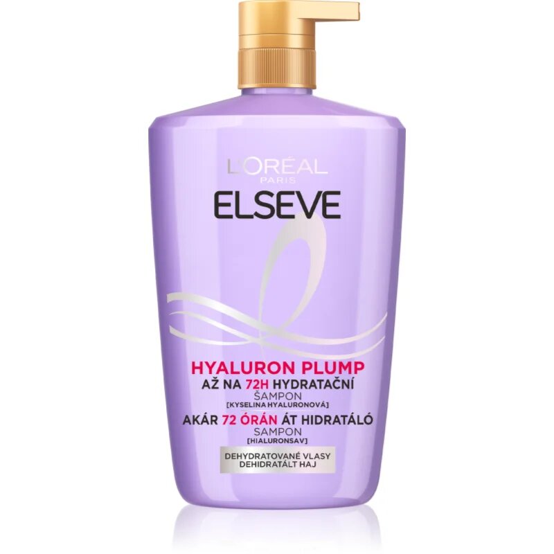 L’Oréal Paris Elseve Hyaluron Plump hidratáló sampon hialuronsavval 1000 ml