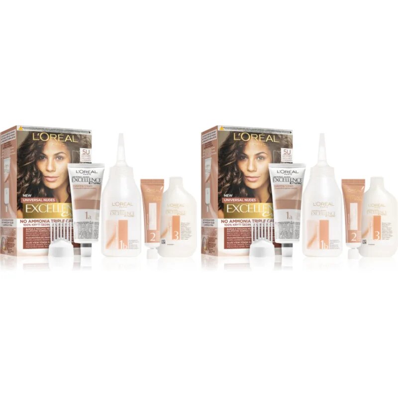 L’Oréal Paris Excellence Universal Nudes szett árnyalat 5U