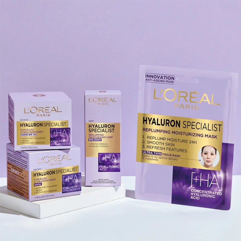 L’Oréal Paris Hyaluron Specialist feltöltő hidratáló krém SPF 20 50 ml