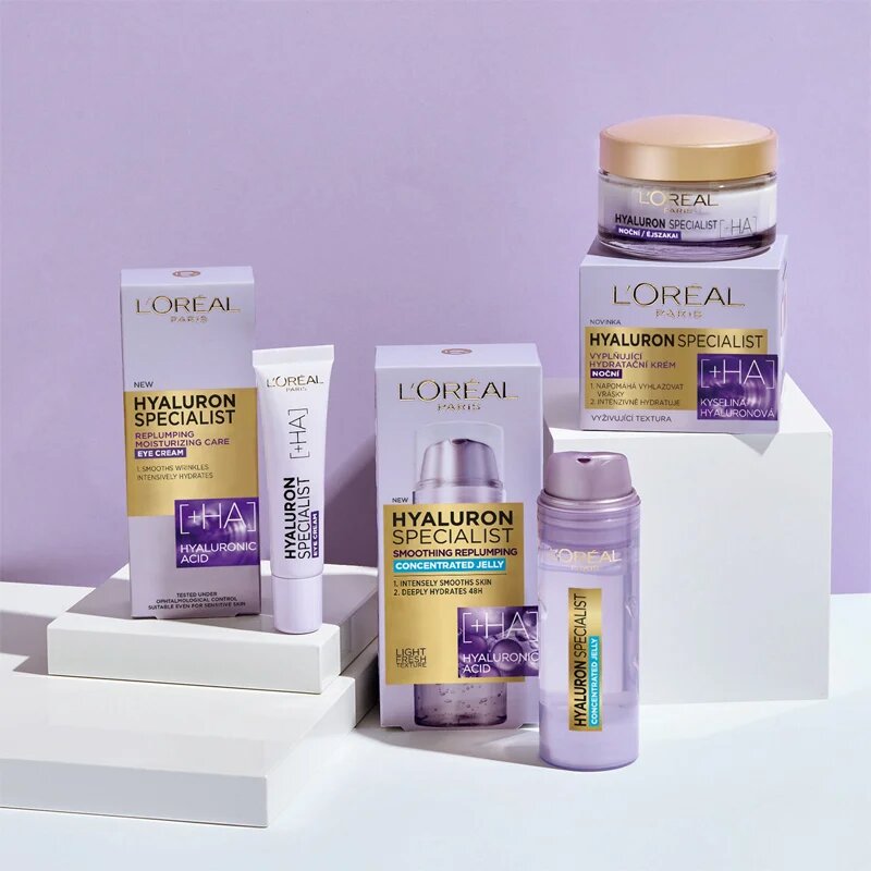 L’Oréal Paris Hyaluron Specialist Jelly intenzíven tápláló és hidratáló nappali krém hialuronsavval 50 ml