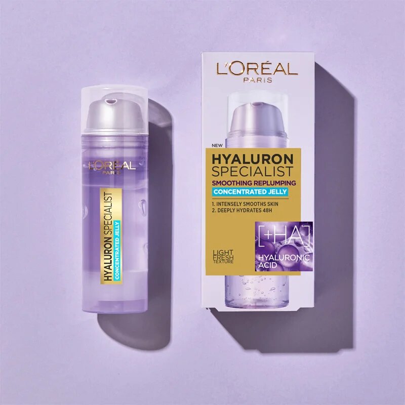 L’Oréal Paris Hyaluron Specialist Jelly intenzíven tápláló és hidratáló nappali krém hialuronsavval 50 ml