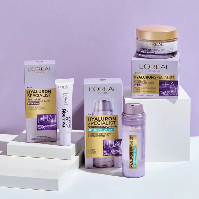 L’Oréal Paris Hyaluron Specialist ráncfeltöltő éjszakai krém 50 ml