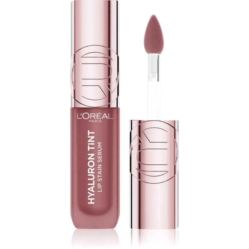 L’Oréal Paris Hyaluron Tint Lip Stain Serum folyékony rúzs hidratáló hatással árnyalat 635 Worth It Medium 5 ml