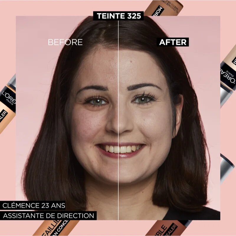 L’Oréal Paris Infaillible 24h More Than Concealer fedő korrektor matt hatással árnyalat 325 Bisque / Cool Rosé 11 ml