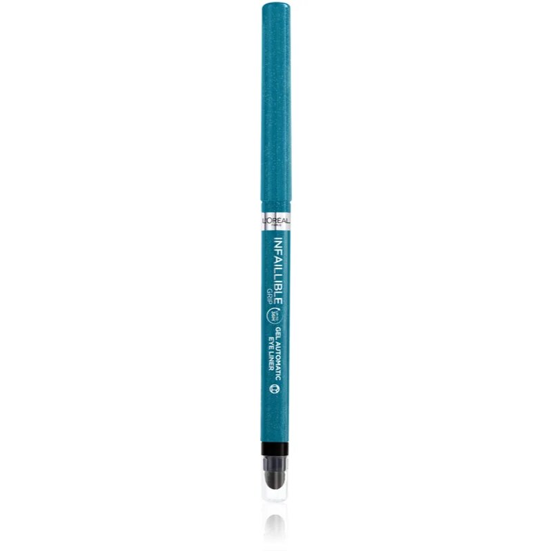 L’Oréal Paris Infaillible Grip 36h Gel Automatic Liner géles szemhéjceruza applikátorral árnyalat 07 Turquoise Faux Fur 0.4 g