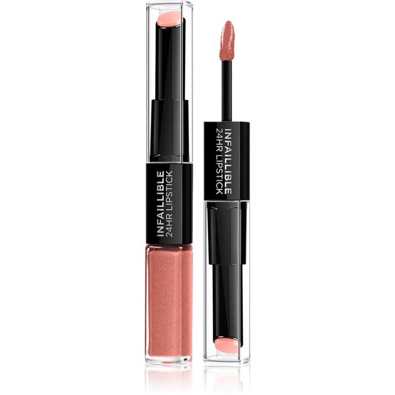 L’Oréal Paris Infallible hosszan tartó rúzs és ajakfény 2 az 1-ben árnyalat 312 Incessant Russet 5 ml