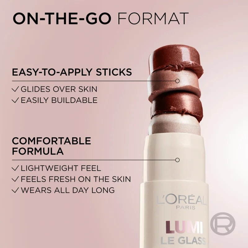 L’Oréal Paris Lumi Stick Glow krémes élénkítő készítmény stift árnyalat 630 Cream Chic 6.5 g