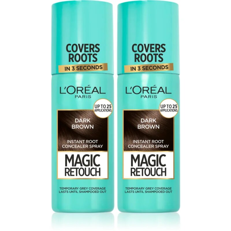 L’Oréal Paris Magic Retouch szett árnyalat Dark Brown