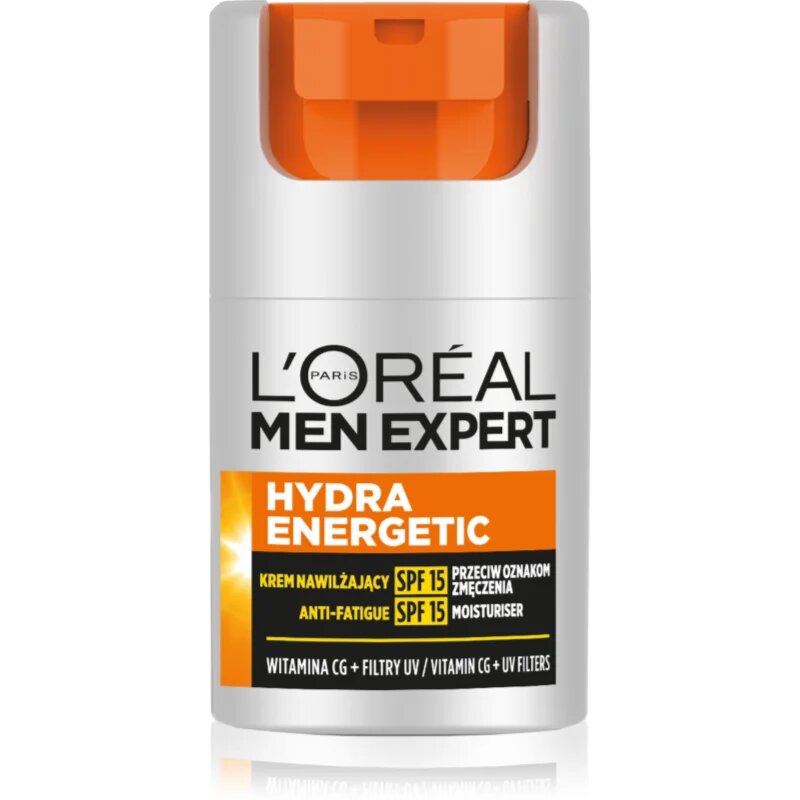 L’Oréal Paris Men Expert Hydra Energetic hidratáló arckrém fáradt bőrre SPF 15 50 ml