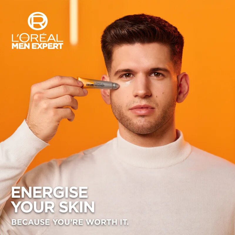 L’Oréal Paris Men Expert Hydra Energetic sötét karikákra és duzzanatokra való szemkrém 10 ml