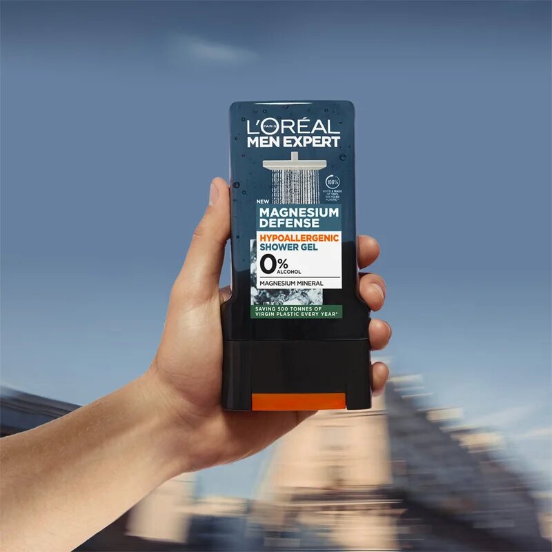 L’Oréal Paris Men Expert Magnesium Defence hipoallergén tusfürdő uraknak 300 ml