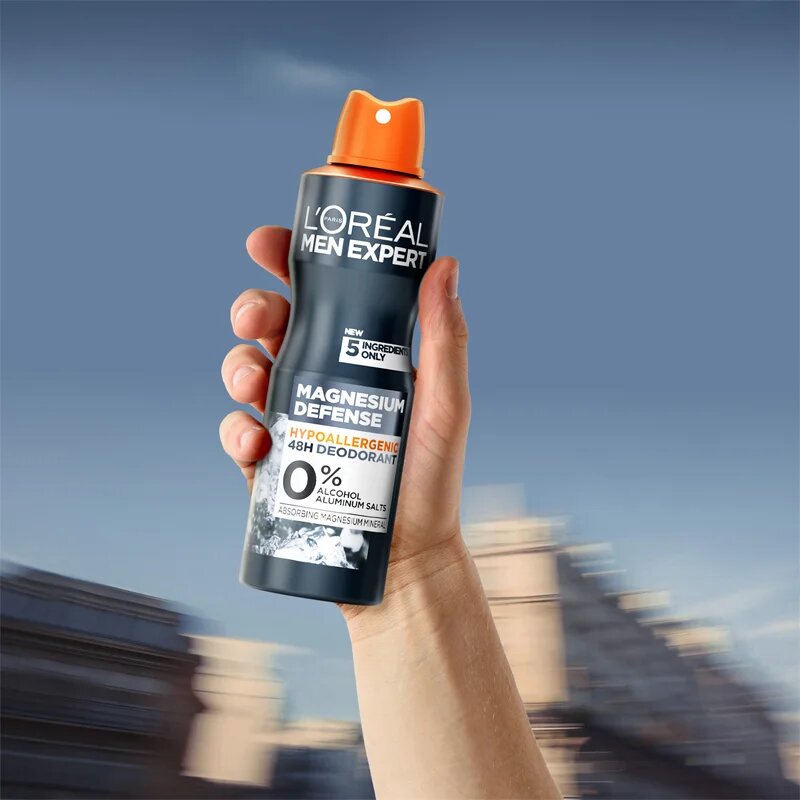 L’Oréal Paris Men Expert Magnesium Defence spray dezodor uraknak 150 ml