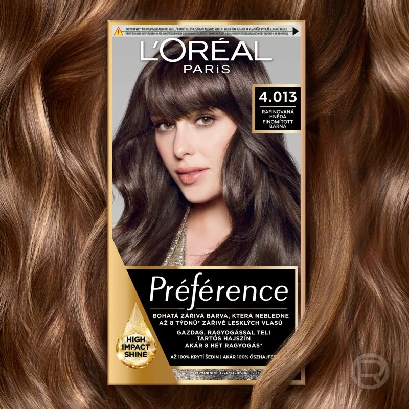 L’Oréal Paris Préférence hajfesték árnyalat 8.3 Light golden blonde 1 db