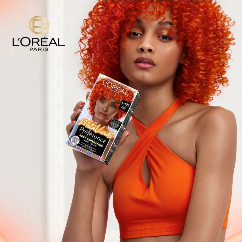 L’Oréal Paris Préférence Meta Vivids féltartós hajfesték árnyalat 6.403 Meta Coral 1 db