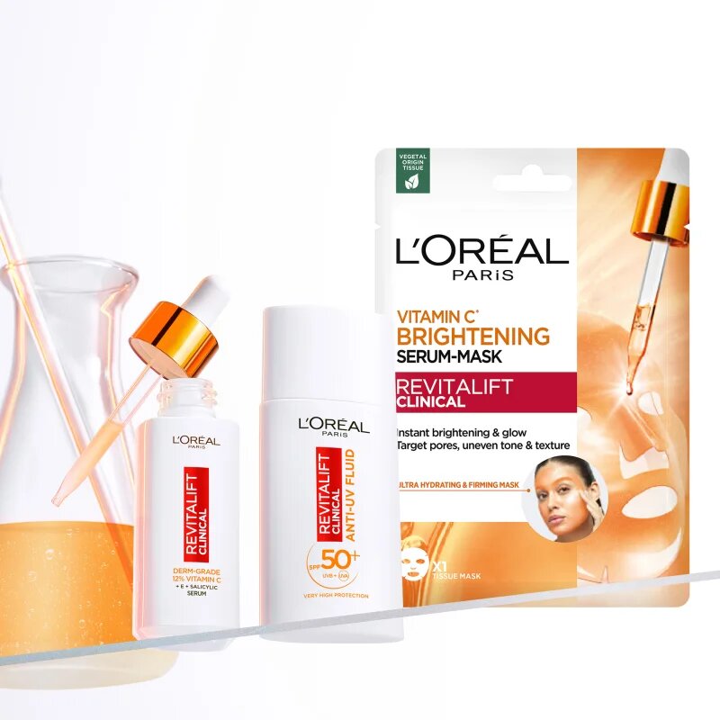 L’Oréal Paris Revitalift Vitamin C élénkítő arcmaszk C vitamin 26 g