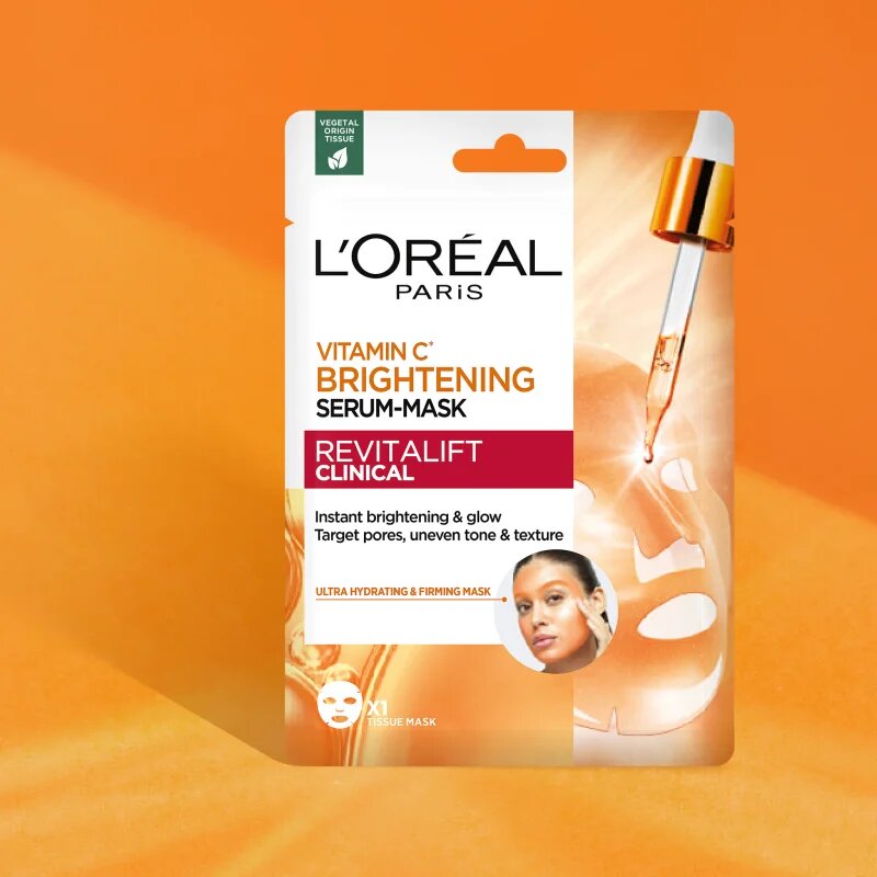 L’Oréal Paris Revitalift Vitamin C élénkítő arcmaszk C vitamin 26 g