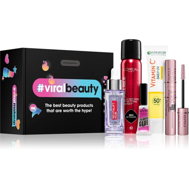 L’Oréal Paris #viralbeauty Box ajándékszett hölgyeknek