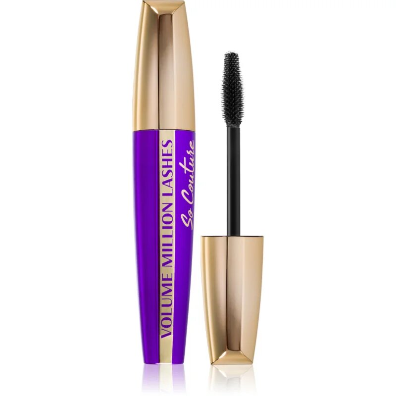 L’Oréal Paris Volume Million Lashes So Couture dúsító és göndörítő szempillaspirál árnyalat Black 95 ml