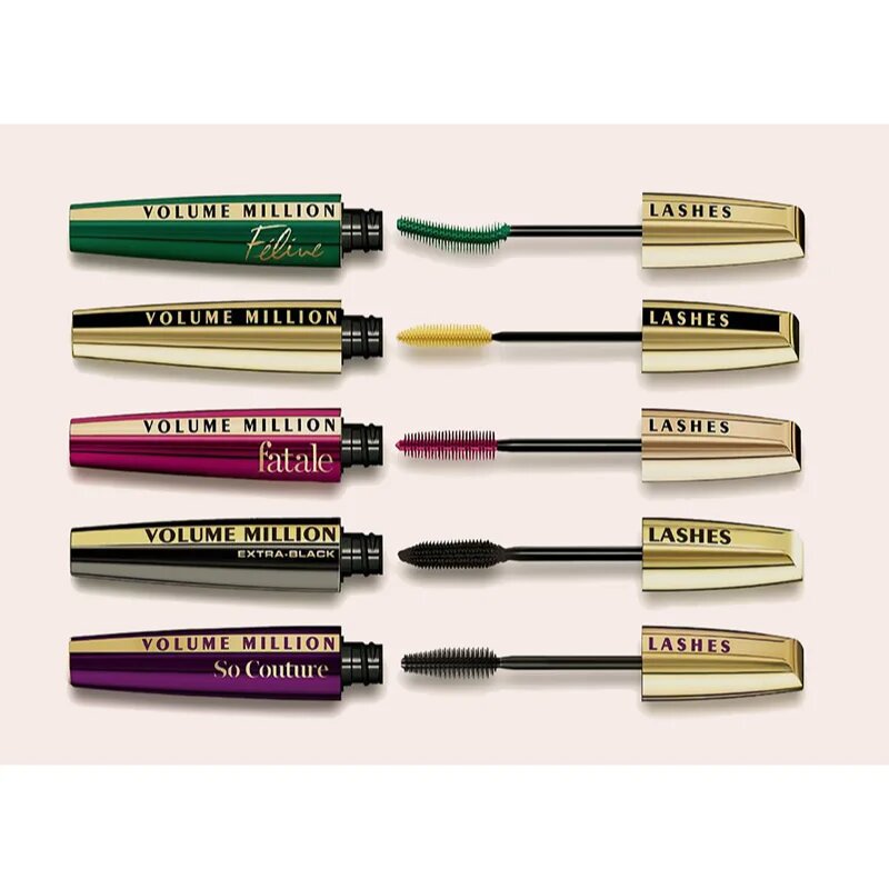 L’Oréal Paris Volume Million Lashes szempillaspirál a dús pillákért árnyalat Black 10.5 ml