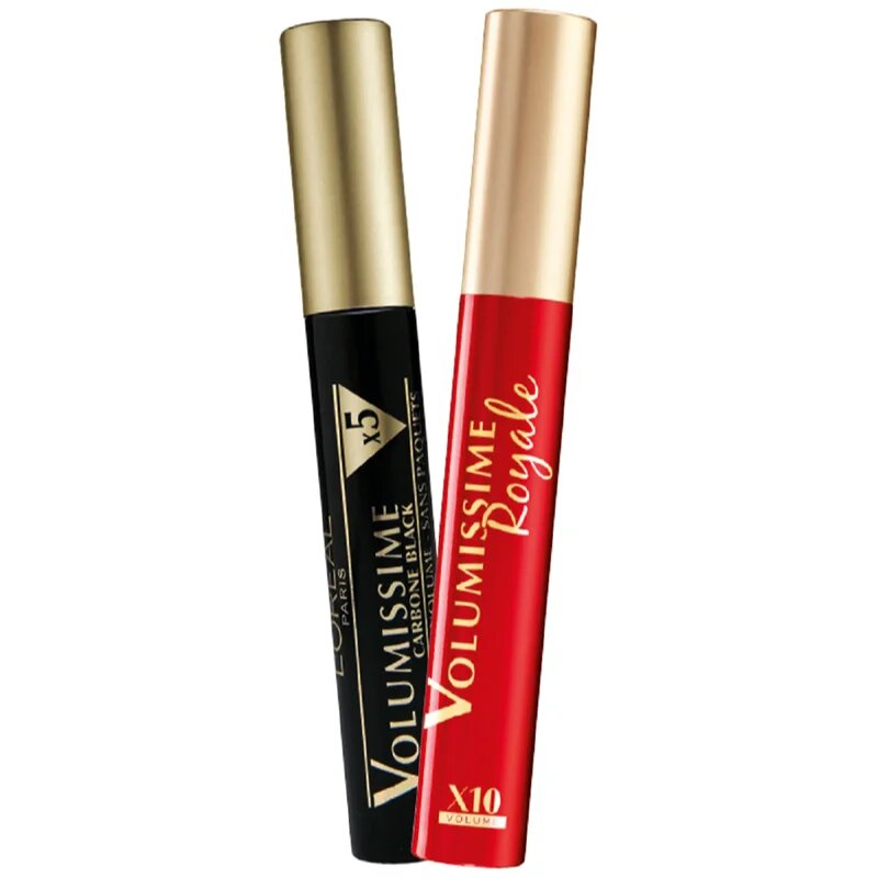 L’Oréal Paris Volumissime Royale tömegnövelő és szempilla-elválasztó szempillaspirál árnyalat Extra Black 79 ml
