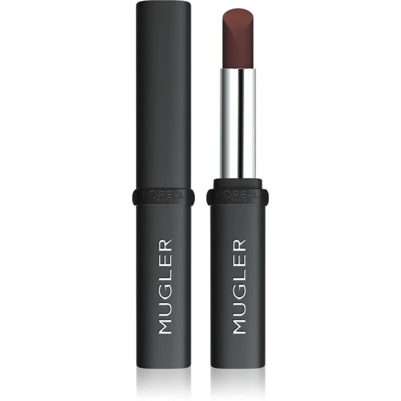 L’Oréal Paris x Mugler félmatt rúzs hidratáló hatással árnyalat 03 Nude 1.8 g