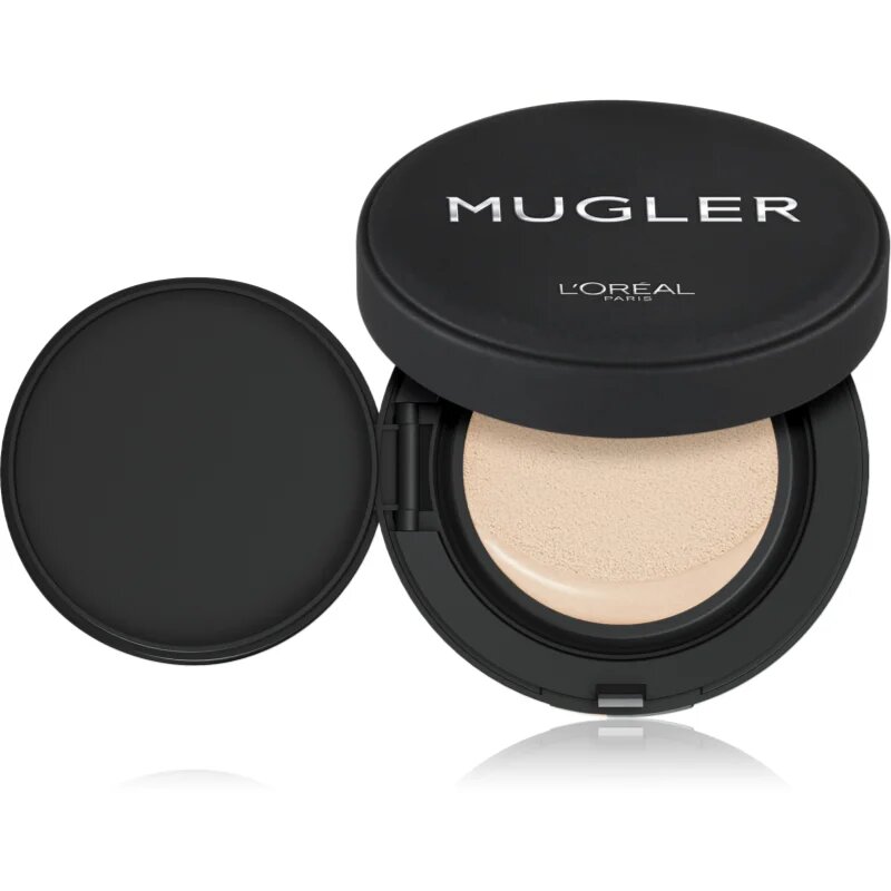 L’Oréal Paris x Mugler tartós kompakt alapozó a teljes fedésre árnyalat 01 Very Light / Illusion 1 23 ml