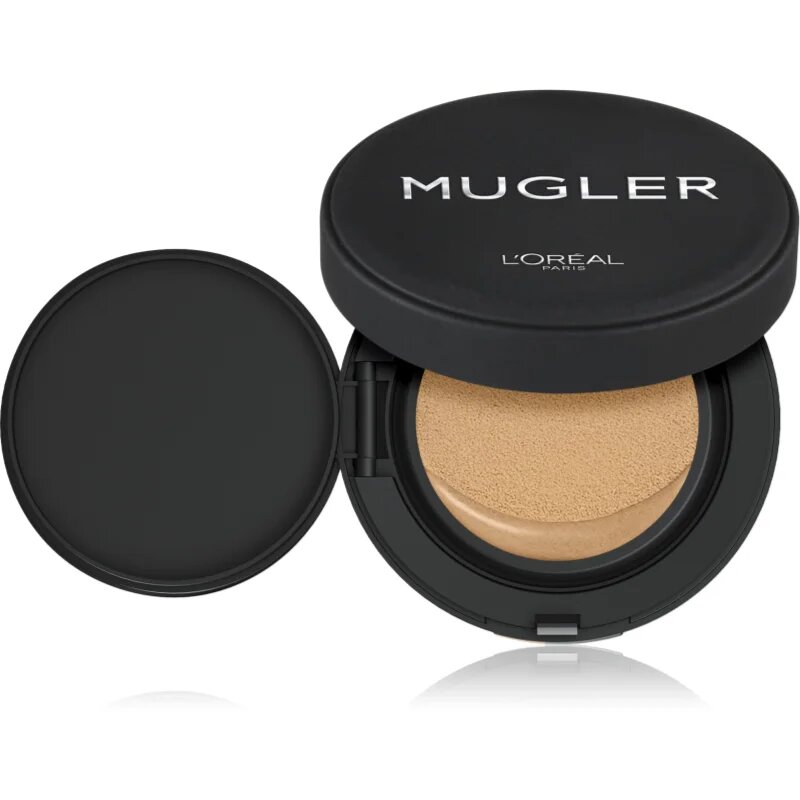 L’Oréal Paris x Mugler tartós kompakt alapozó a teljes fedésre árnyalat Illusion 6 / Rich Medium 14 g