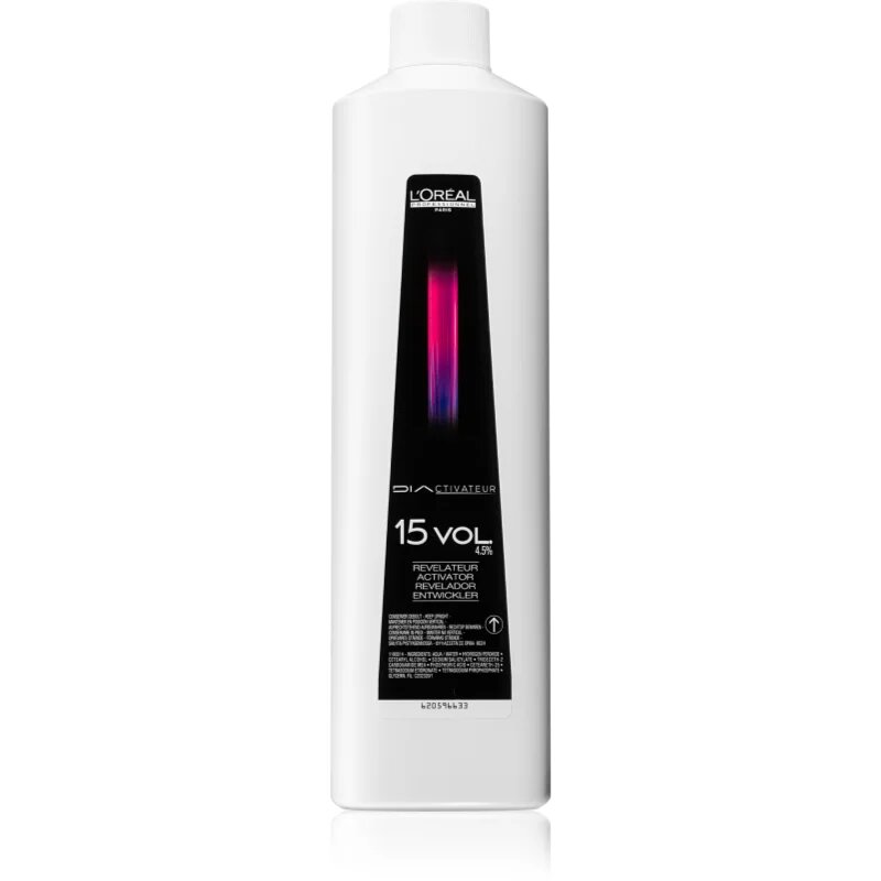 L’Oréal Professionnel Dia Activateur színelőhívó emulzió 15 Vol. 45 % 1000 ml