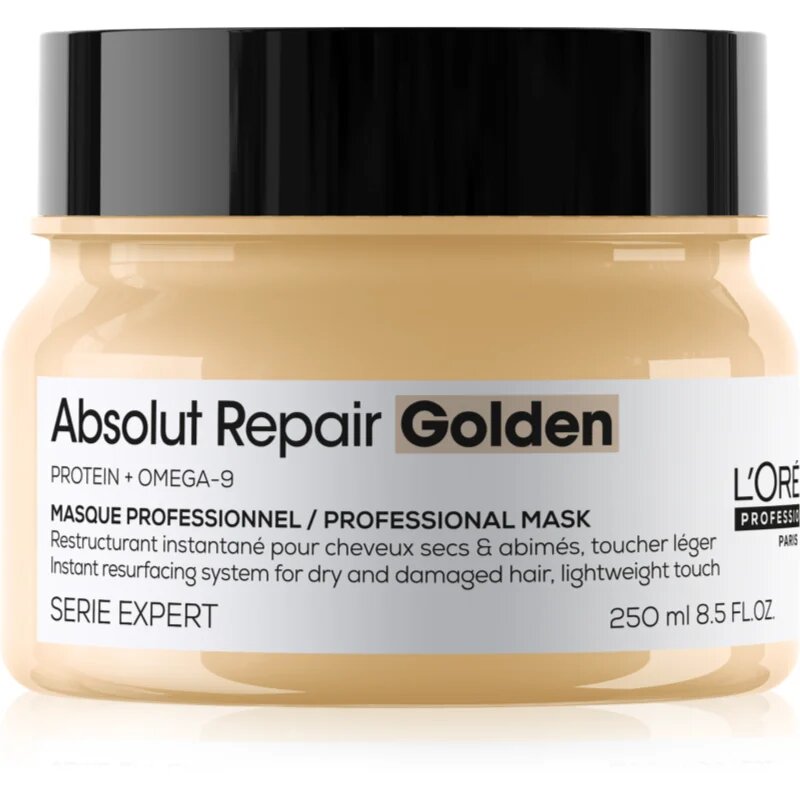 L’Oréal Professionnel Serie Expert Absolut Repair Golden regeneráló maszk száraz és sérült hajra 250 ml