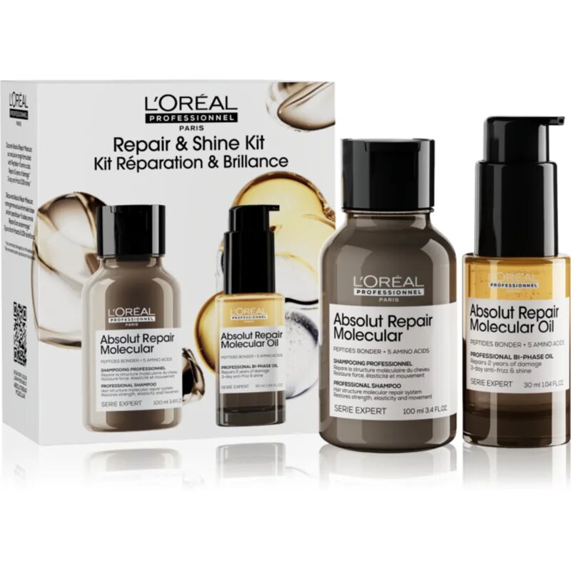 L’Oréal Professionnel Serie Expert Absolut Repair Molecular ajándékszett a károsult hajra