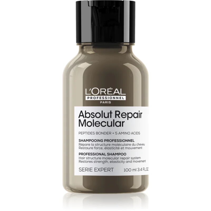 L’Oréal Professionnel Serie Expert Absolut Repair Molecular hajerősítő sampon a sérült hajra 100 ml