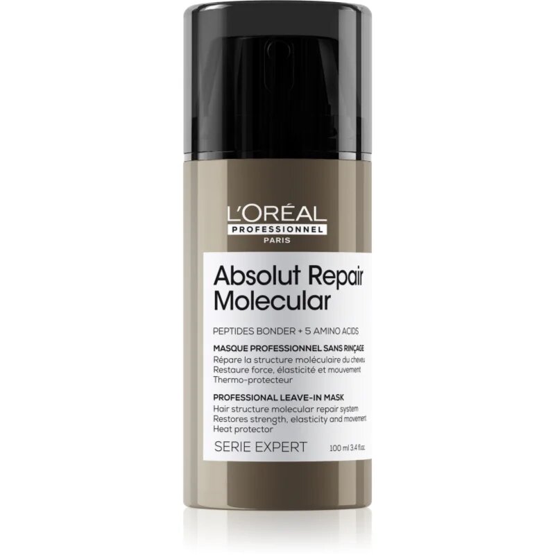 L’Oréal Professionnel Serie Expert Absolut Repair Molecular helyreállító hajpakolás töredezett károsult hajra 100 ml