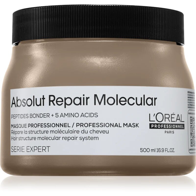 L’Oréal Professionnel Serie Expert Absolut Repair Molecular mélyen tápláló hajmaszk 500 ml